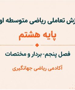 فصل پنجم: بردار و متخصات