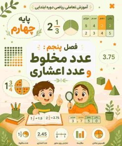 فصل پنجم: عددمخلوط و عدد اعشاری